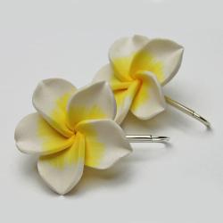 kwiaty fimo kolczyki - Kolczyki - Biżuteria